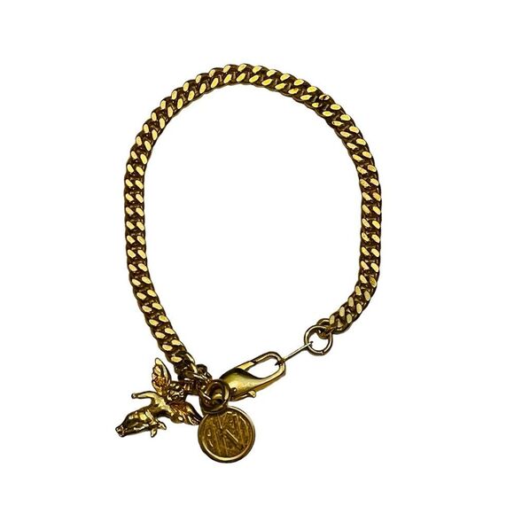 10/$25🦋 Gold Angel Charm Bracelet - Picture 1 of 15